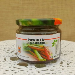 Powidła z rabarbaru (330 ml) - Gospodarstwo Sadownicze E.M. Chabowscy