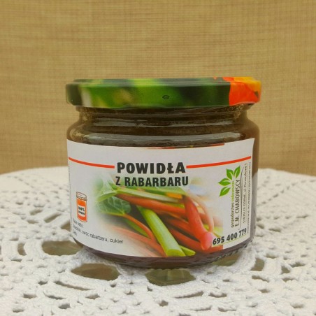 Powidła z rabarbaru (330 ml) - Gospodarstwo Sadownicze E.M. Chabowscy