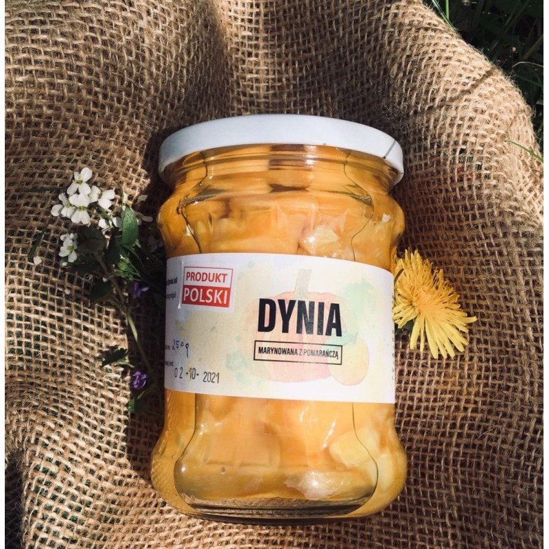 Dynia marynowana z pomarańczą (500 g) - Maria Wiśniewska-Staszak