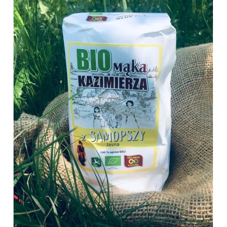 BIO mąka Kazimierza z samopszy jasna (1 kg) - EKO-MŁYN Kazimierz Jachymski