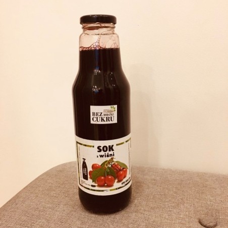 Sok z wiśni (750 ml) - Gospodarstwo Sadownicze E.M. Chabowscy