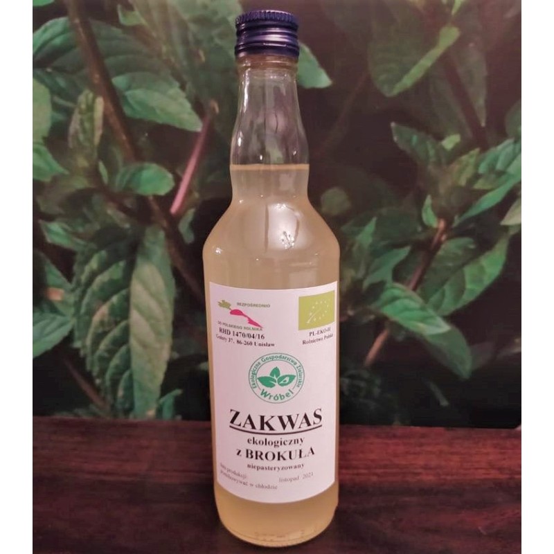 Zakwas ekologiczny z brokuła (500 ml) - Gospodarstwo Zielarskie Wróbel