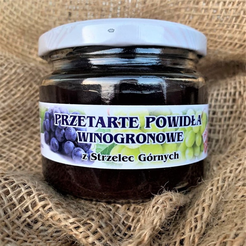 Przetarte powidła winogronowe (330 ml) - Gospodarstwo Sadownicze E.M. Chabowscy