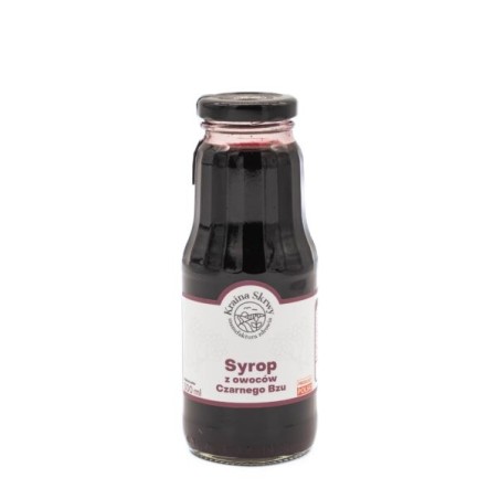 Syrop z Czarnego Bzu (300 ml) - karton 12 sztuk - Kraina Skrwy Manufaktura Zdrowia