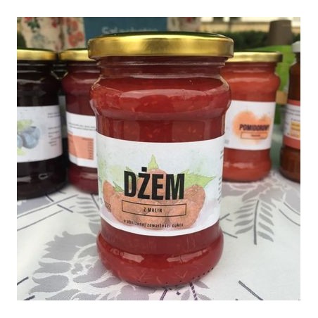Dżem z malin o obniżonej zawartości cukrów (300g) - Maria Wiśniewska-Staszak